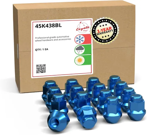 Miniatura 20 de Wheel Accessories Parts 16 tuercas de rosca M10x1.25 Bulge Bellota de 1.26 pulgadas de largo, color negro, hexagonal de 0.551 in para Artic Cat