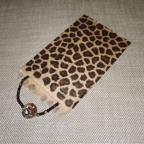 Miniatura 5 de CuteBox Bolsas de regalo de papel plano de cebra / leopardo, 100 unidades (4 x 6 pulgadas) para mercancía, manualidades, recuerdos de fiesta