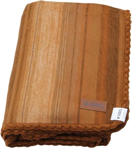 Miniatura 7 de Manta de lana de alpaca - Hermosa y cálida, 80 x 60 pulgadas, ultra suave, hipoalergénica y transpirable. (aceituna)