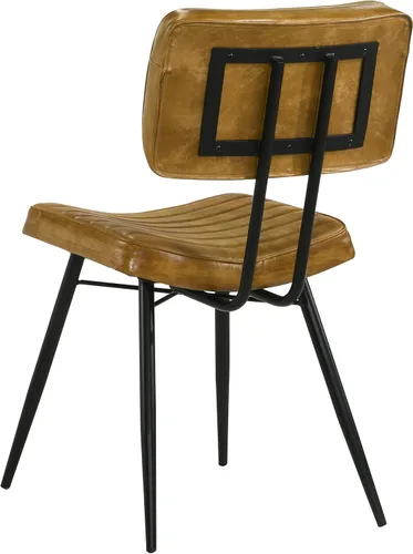 Miniatura 8 de Coaster Home Furnishings - Misty - Cuero y metal - Sillas laterales de comedor tapizadas con asiento y respaldo copetudos - Comedor y cocina casera