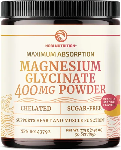 Miniatura 10 de Magnesium Glicinato 400mg Magnesio de Alta Absorción para el Sueño, la Calma, la Relajación Muscular, el Corazón, el Soporte Óseo y Nervioso
