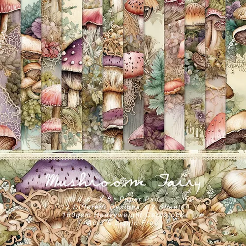 Miniatura 14 de YASMEN Papel de álbum de recortes de doble cara de 12 x 12 pulgadas, suministros bohemios para álbumes de recortes, papel de manualidades