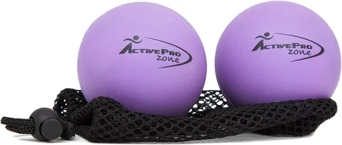 Bola de masaje de terapia, alivio instantáneo del dolor muscular. Probado eficaz para la liberación miofascial, presión de tejido profundo, 2 bolas