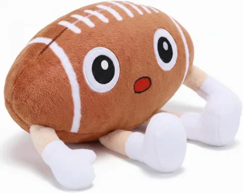 Miniatura 8 de Soulchen Divertido juguete de peluche de béisbol con patas de 11 pulgadas, suave animal de peluche para niños y niñas, almohada deportiva de béisbol