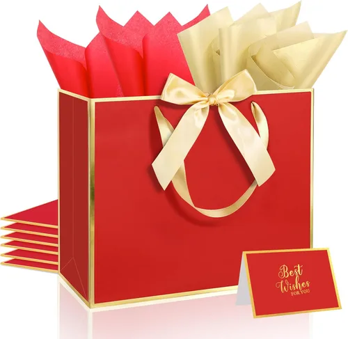 Miniatura 26 de Ethhqu Bolsas de regalo grandes con asas