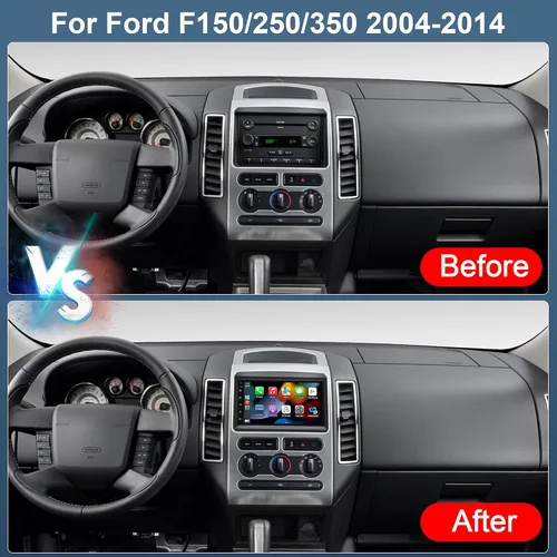 Miniatura 2 de Radio estéreo de coche para Ford F150 F250 F350 2004-2014, pantalla táctil de 7 pulgadas, Android 13, radio de coche, unidad principal estéreo, kit