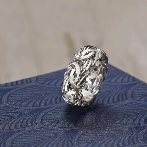 Miniatura 4 de Ross-Simons Sterling Large Byzantine Ring
