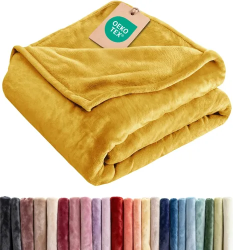 Miniatura 16 de Manta de forro polar ultrasuave para niños – Manta de franela de lujo para niños – Ligera para sofá, cama o silla – Gruesa, cálida y transpirable