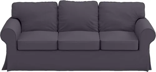 Miniatura 6 de Funda de sofá de algodón pesado UPPLAND (no EKTORP) para sofá Loveseat, reemplazo compatible con funda de sofá IKEA UPPLAND (Uppland Loveseat Azul)