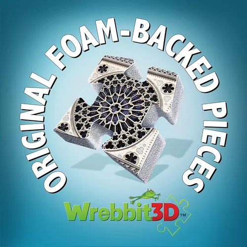 Miniatura 6 de Wrebbit3D Notre-Dame de Paris 3D Puzzle 830 piezas de rompecabezas Colección de castillos y catedrales