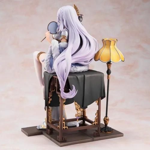 Miniatura 4 de LUNK Figura Emilia Figura de acción de anime Exquisita estatua de PVC, modelo coleccionable de escritorio, adornos de escritorio, regalo