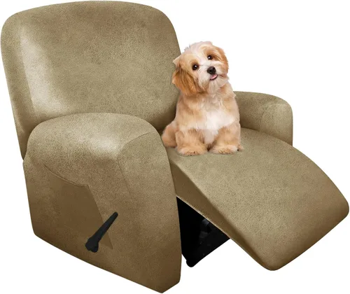 Miniatura 38 de molasofa Fundas de cuero para sillas reclinables, fundas para sillas reclinables grandes para silla reclinable, 4 piezas, fundas lavables que se