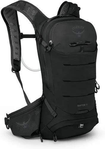 Miniatura 14 de Osprey Raptor 10L Mochila de ciclismo de montaña para hombre con depósito hidráulico, gris frontón Pediment Gris