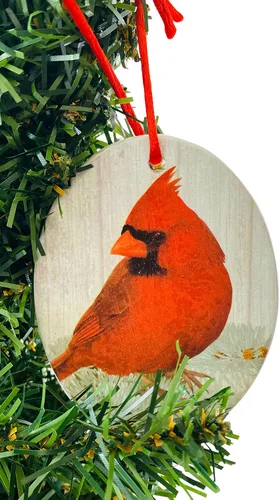 Miniatura 2 de Adorno cardenal con historia de leyenda para árbol de Navidad