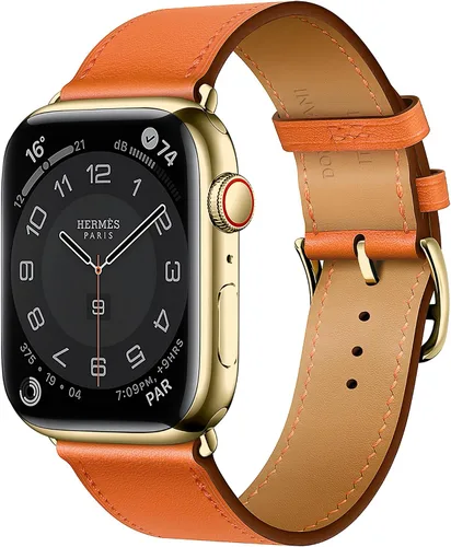Miniatura 51 de LB1 - Correa de cuero para Apple Watch para mujeres y hombres, SE Ultra 2 de 1.575 in 1.732 in 1.811 in 1.654 in 1.772 in 1.614 in 1.496 in 1.929 in