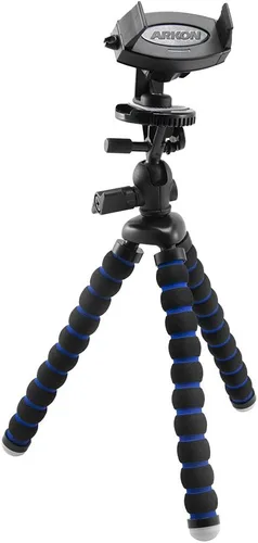 Miniatura 5 de Arkon Soporte de teléfono Pro negro - HD8RV29 y soporte de trípode para iPhone XS Max XR X 8 7 6S Plus Galaxy Note 8 5 S8 S7 Retail Negro