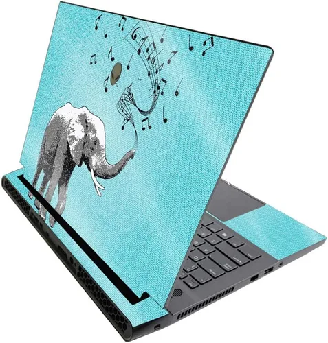 Miniatura 606 de MightySkins - Skin brillante con purpurina para Alienware M17 R3 (2020) y M17 R4 (2021) - Diversión de los años 90 Acabado duradero con purpurina