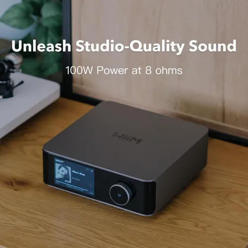 Miniatura 3 de WiiM Amp Ultra con control remoto por voz 2 Amplificador de transmisión de 100W con DAC ESS ES9039Q2M Premium y amplificadores Dual TI TPA3255