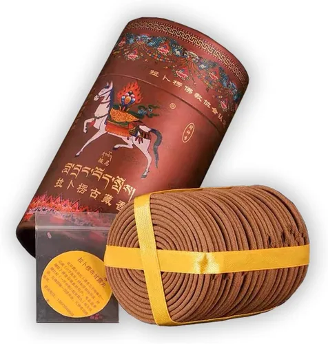 Miniatura 8 de Bobinas de incienso tibetano – Monks Peace Incienso compuesto por 25 plantas naturales – 94 bobinas 4 horas de tiempo de combustión – Utilizado