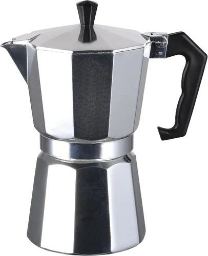 Miniatura 9 de Kitchen Sense - Cafetera de aluminio pulido, 6 tazas