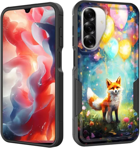 Miniatura 24 de Funda magnética para Galaxy A16 5G, [compatible con MagSafe] [protección contra caídas de grado militar] Funda resistente a prueba de golpes