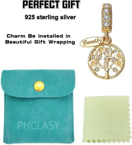 Miniatura 2 de PHCLASY Colgantes de plata de ley 925 con forma de corazón y piedra natal para mujer, se ajustan a pulseras y collares, joyería de cumpleaños