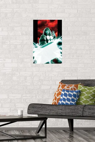 Miniatura 2 de Trends International Marvel Comics - Thor - Mjolnir Wall Poster, 14.725" x 22.375", Premium Unframed Version Versión premium sin marco