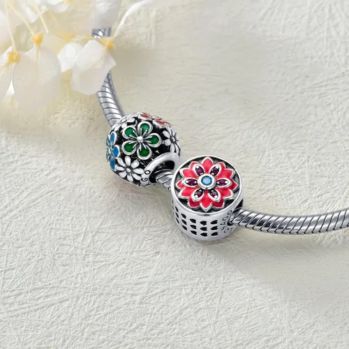 Miniatura 3 de DOLPHERS Abalorio de plata de ley 925 para pulseras, regalo para mujeres y niñas