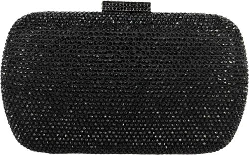 Boutique De FGG Mini bolso de mano con diamantes de imitación, bolsos de noche y embragues para mujer, formales, bolso de mano de cristal para boda