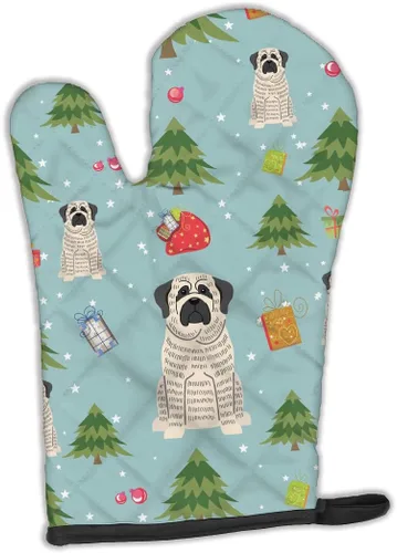 Miniatura 356 de Caroline's Treasures BB2732OVMT Dog House Collection Border Collie - Guante de horno grueso resistente al calor para sartenes calientes y horno