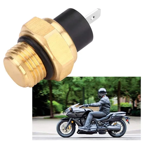Miniatura 3 de KIMISS Interruptor de ventilador del radiador, 37760-MT2-003 Interruptor de ventilador para Honda VFR700F VFR750F VFR800 VTR1000F VT600 VT750 VT1100