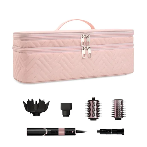 Miniatura 12 de Funda de transporte de doble capa para secador de pelo Revlon de un solo paso, bolsa de viaje para voluminizador/moldeador de cabello, caja