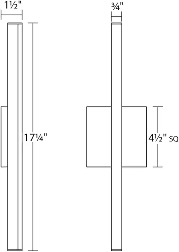 Miniatura 8 de Sonneman Modern Lighting 2769.25 Stix - Lámpara LED lineal para tocador de pared o techo para baño o dormitorio, se instala horizontal o vertical