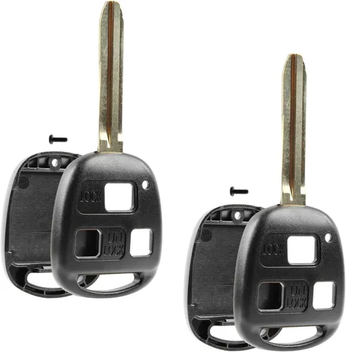 Miniatura 8 de Carcasa y almohadilla de control remoto de entrada sin llave Key Fob compatible con Toyota Land Cruiser 1998-2007 / Toyota FJ Cruiser 2008-2009
