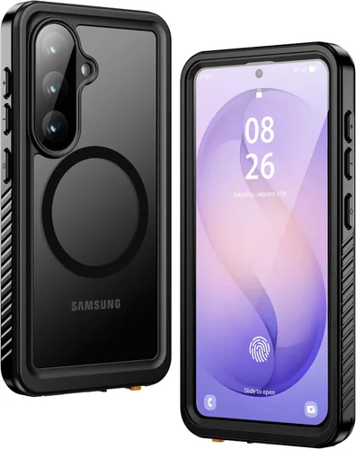 Miniatura 11 de ANTSHARE Funda magnética para Samsung Galaxy S25 FE, impermeable, con protector de pantalla integrado y protección de cámara