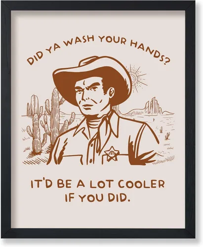 Miniatura 50 de Poster Master Póster de You've Yeed Your Last Haw - Impresión retro de vaquero marrón - Arte occidental - Arte moderno - Arte del salvaje oeste