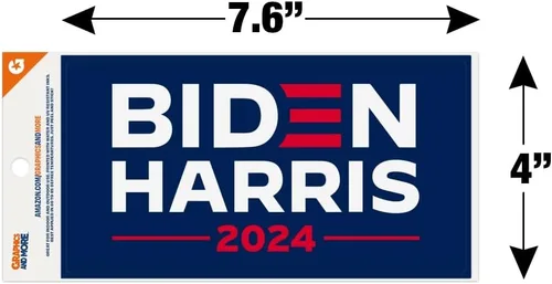 Miniatura 4 de Biden Harris 2024 - Imán de vinilo para nevera de coche