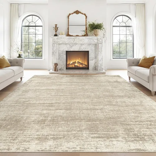 Miniatura 34 de zesthome Alfombras de 5 x 7 pulgadas - Alfombra lavable resistente a las manchas, alfombras modernas abstractas para sala de estar, dormitorio