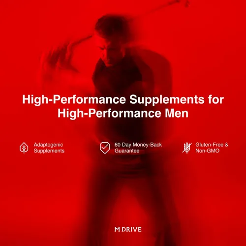 Miniatura 8 de Mdrive Elite Potenciador de testosterona para hombres, apoya la salud inmunológica, energía, VO2Max, recuperación, alivio del estrés, músculo magro