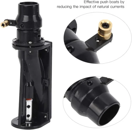 Miniatura 5 de Juego de bomba de chorro de propulsor de barco a control remoto, módulo impermeable de bajo ruido, 6 12 V, compatible con motor sin escobillas