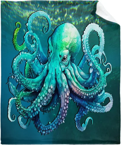 Miniatura 7 de Manta de Dragón Azul, Regalo para Mujeres, Hombres, Niñas, Niños, Amantes de Dragones, Manta de Franela Suave Azul para Sala de Estar, Sofá, Sillón