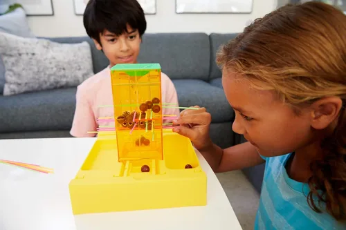 Miniatura 2 de Mattel Games Monos Tumblin' de viaje, juego portátil para niños con almacenamiento integrado para niños de 5 años en adelante, multicolor
