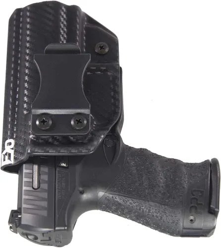Miniatura 3 de Fierce Defender IWB Kydex Holster Walther PPQ The Winter Warrior Series - Fabricado en Estados Unidos - Se adapta a M1 y M2 Fibra de carbono