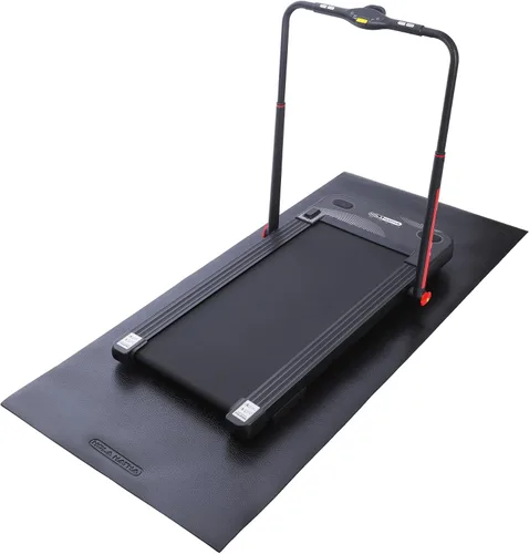 Miniatura 7 de HolaHatha Tapete de yoga ligero y acolchado, antideslizante de espuma gruesa plegable para estiramiento y actividad de entrenamiento, 79 x 35.5
