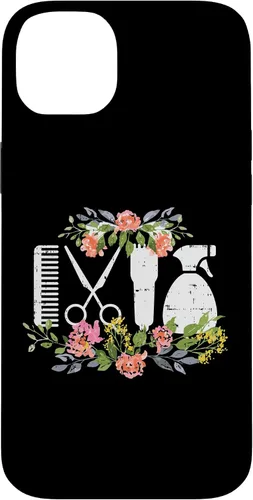 Miniatura 15 de Funda de regalo para iPhone 13 Pro Max Hair Styling Tool Flower Hairdresser Hairstylist Barber Gift Case