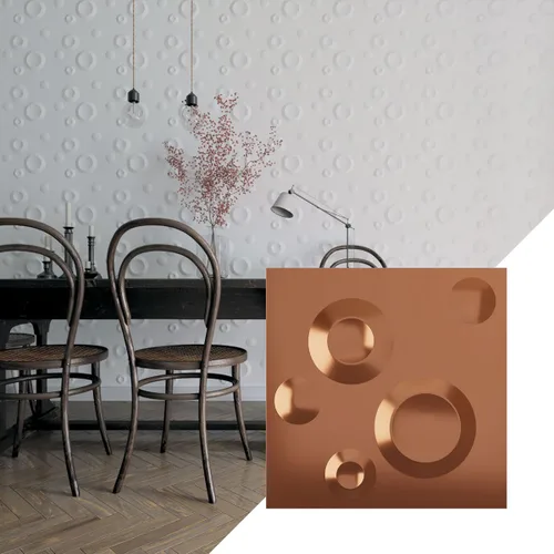 Miniatura 23 de Ekena Millwork WP12X12COWH Cole EnduraWall - Paneles decorativos de pared 3D de 11 7/8 pulgadas de ancho x 11 7/8 pulgadas de alto, color blanco