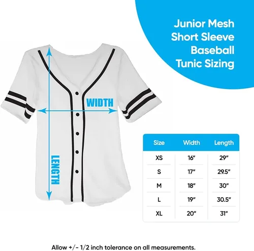Miniatura 8 de Disney Camiseta de béisbol de Mickey Mouse con botones para mujer, diseño de Mickey y Minnie Mouse