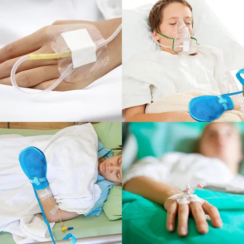 Miniatura 6 de Restricciones de manos para pacientes ancianos con demencia, guantes de retención para demencia, producto para ancianos, guantes médicos, guantes