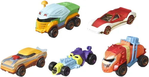 Miniatura 3 de Hot Wheels Masters of The Universe - Coche de juguete a escala 1:64, juego de 5 vehículos de personajes inspirados en He-Man, Skeletor, Man-at-Arms