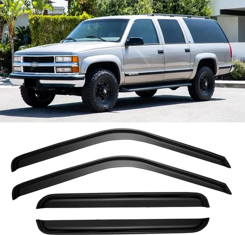 Miniatura 32 de Visores para ventanas y protectores contra la lluvia para Ford F150 de cabina estándar 1980-1996, Deflectores de viento y protectores para ventanas